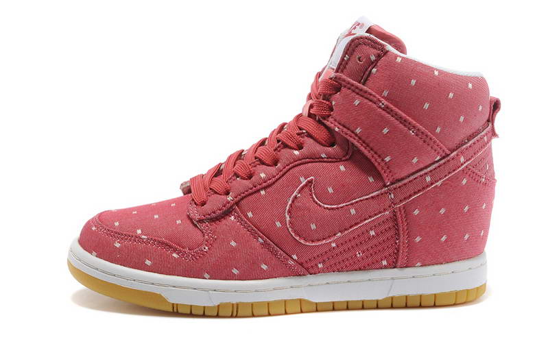 Nike chaussures d ascenseur des femmes dunk Dot rose (1)